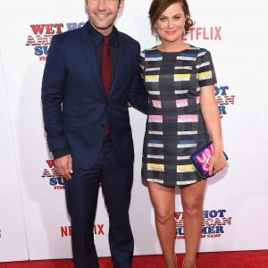 Amy Poehler and Paul Rudd at event of Wet Hot American Summer First Day of Camp 2015