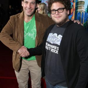 Paul Rudd and Jonah Hill at event of The Darjeeling Limited 2007