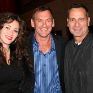 Mandy Barnett Rick Bieber and Dick Rudolph at the premiere for Crazy