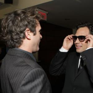 Joaquin Phoenix and Mark Ruffalo at event of Reservation Road 2007