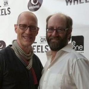 Peter Strand Rumpel and Christopher Heyerdahl on the Hell On Wheels red carpet.