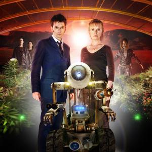 Lindsay Duncan Alan Ruscoe Chook Sibtain David Tennant and Sharon DuncanBrewster in Doctor Who 2005