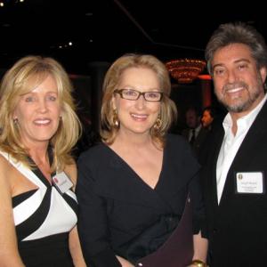 At the time of the Luncheon Meryl and I had both LOST 14 times at the Oscars.