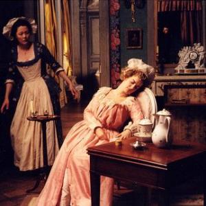 Still of Lucy Russell and Caroline Morin in Langlaise et le duc 2001