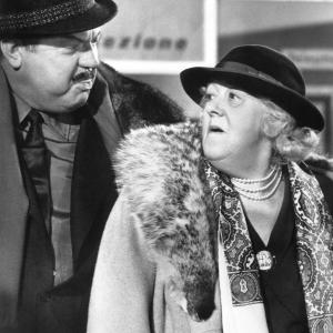 Still of Orson Welles and Margaret Rutherford in The VIPs 1963