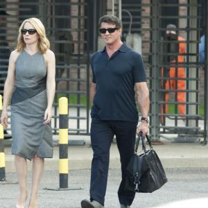 Still of Sylvester Stallone and Amy Ryan in Pabegimo planas 2013