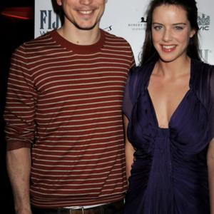osh Hartnett and Michelle Ryan attend the after party following the 24 Hour Plays Celebrity Gala, at the Riverbank Plaza Hotel on November 30, 2008 in London, England.