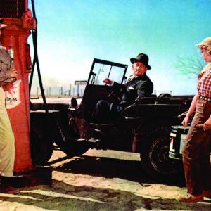Still of Spencer Tracy and Robert Ryan in Bad Day at Black Rock 1955