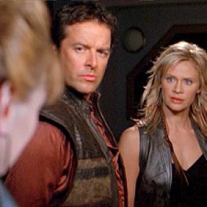 Ken Tremblett and Lisa Ryder in Andromeda  The Weight Part 2 2004
