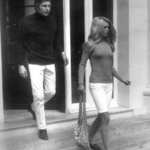 Brigitte Bardot with husband Gunter Sacks C 1968