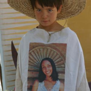 On set Milagros directed by Kara Baca Sachs Sequoyah Adams Rice plays Alejandro who performs the miracle of Juan Diego
