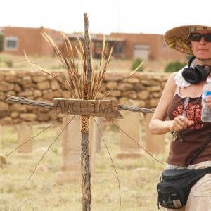 Milagros set  Director Kara Sachs