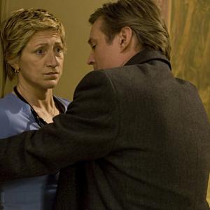 Still of Edie Falco and Bill Sage in Nurse Jackie 2009