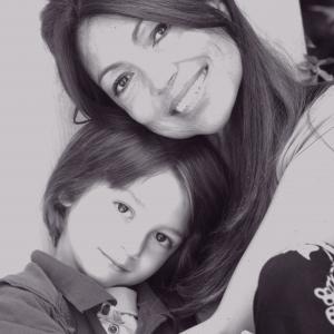Elena Sahagun & her son Colin....