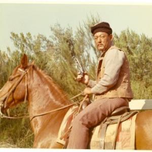 Iron Horse Pilot Bill Saito as Burati Mongolian Horseman trick riding Episode Dynamite Drive