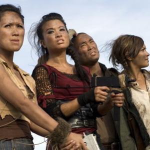 Jade Kira Sherry Shaoling Garret T Sato and Janelle Velasquez in a scene from WASTELAND