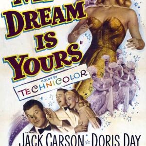 Doris Day Eve Arden Jack Carson Lee Bowman Adolphe Menjou and SZ Sakall in My Dream Is Yours 1949
