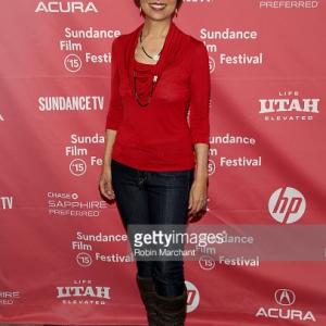 Jeanne Sakata at world premiere of ADVANTAGEOUS at 2015 Sundance Film Festival, Park City, Utah