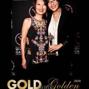 Jeanne Sakata  Esther Chae at CW3PRs 2015 GOLD MEETS GOLDEN fundraiser for Special Olympics