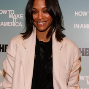 Zoe Saldana at event of How to Make It in America (2010)