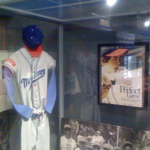 The Perfect Game Movie display at the Peter J McGovern Little League Museum in Williamsport PA