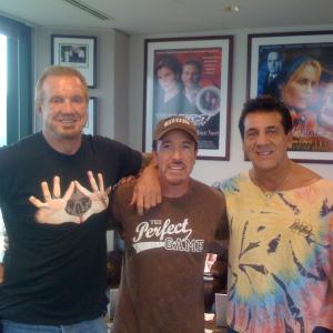 DDP, Salz, and Zito at the Highroad office. Universal City, CA