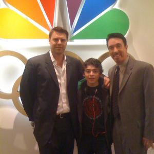 Christian Ryan Ochoa and David at NBC Studios Burbank CA Promoting The Perfect Game