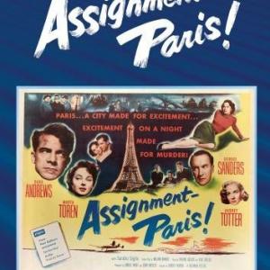 Dana Andrews George Sanders Mrta Torn and Audrey Totter in Assignment Paris 1952