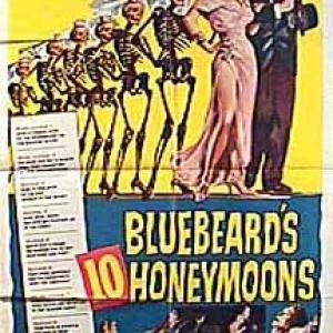 George Sanders and Corinne Calvet in Bluebeards Ten Honeymoons (1960)