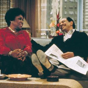 Still of Sherman Hemsley and Isabel Sanford in The Jeffersons 1975