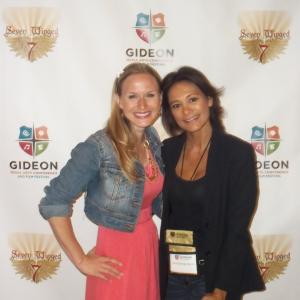with Jenn Gotzon at Gideon Film Festival.