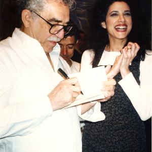 With Gabriel Garcia Marquez after musical version of 