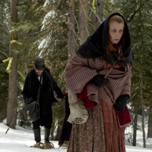 Crispin Glover and Michele Santopietro in THE DONNER PARTY
