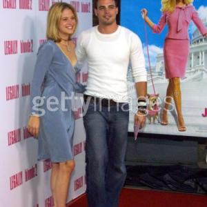 Nicki Aycox and Al Santos at the Legally Blonde Premire