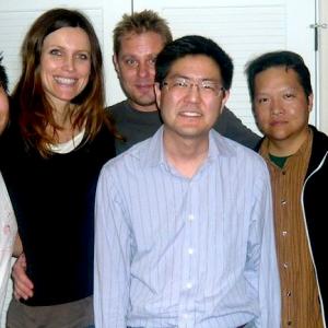 Marvin Cheng, Silvia Suvadová, Jesse Hlubik, Gregory Hatanaka, Edwin A. Santos and Tony Young in Violent Blue (2011).