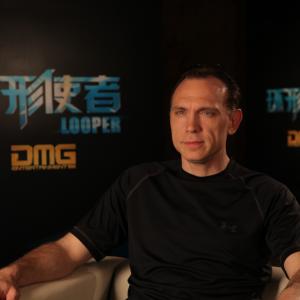 Producer Craig Santy participates in Looper interview day in Shanghai China
