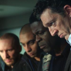 Still of Vincent Cassel, Danny Sapani and Wahab Sheikh in Transo busena (2013)