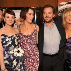 Peter Sarsgaard, Lone Scherfig, Olivia Williams, Dominic Cooper and Carey Mulligan at event of An Education (2009)