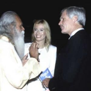 Sri Swamiji with Ted Turner at SovietAmerican Citizens Summit Washington DC 1988