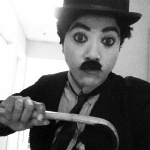 Me as Charlie Chaplin