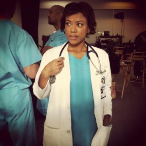 Me as Dr Joy Collier on ABCs Greys Anatomy
