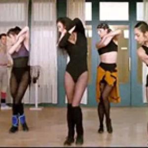 Marina Saura as Ella in Dancing Machine by Gilles Bhat Paris 1990