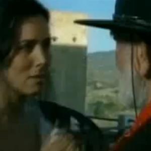 Marina Saura with Willie Nelson. Still from 