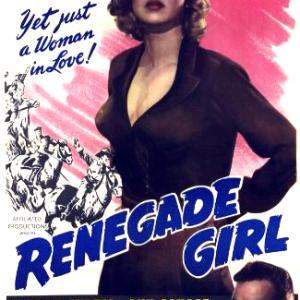 Alan Curtis and Ann Savage in Renegade Girl 1946