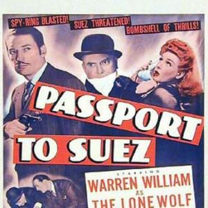 Eric Blore Ann Savage and Warren William in Passport to Suez 1943