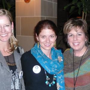 Susan Savage, Debra Messing, and Ilyanne Kichaven @ the WriteAid benefit @ Royce Hall