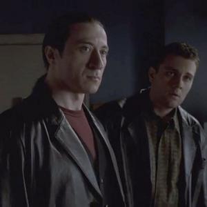 Still of Federico Castelluccio and Stelio Savante in The Sopranos and Full Leather Jacket Mar 5 2000