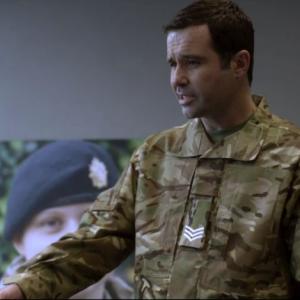Andrew Scarborough as seargent Peters in OUR GIRL