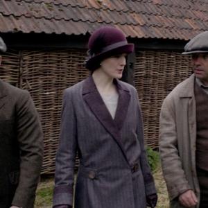 Andrew Scarborough as Tim Drewe with Michelle Dockery as Lady Mary and Allen Leech as Branson