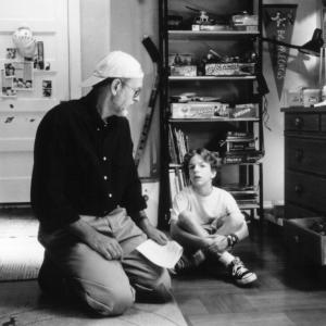 Still of Frank Oz and Hal Scardino in The Indian in the Cupboard 1995